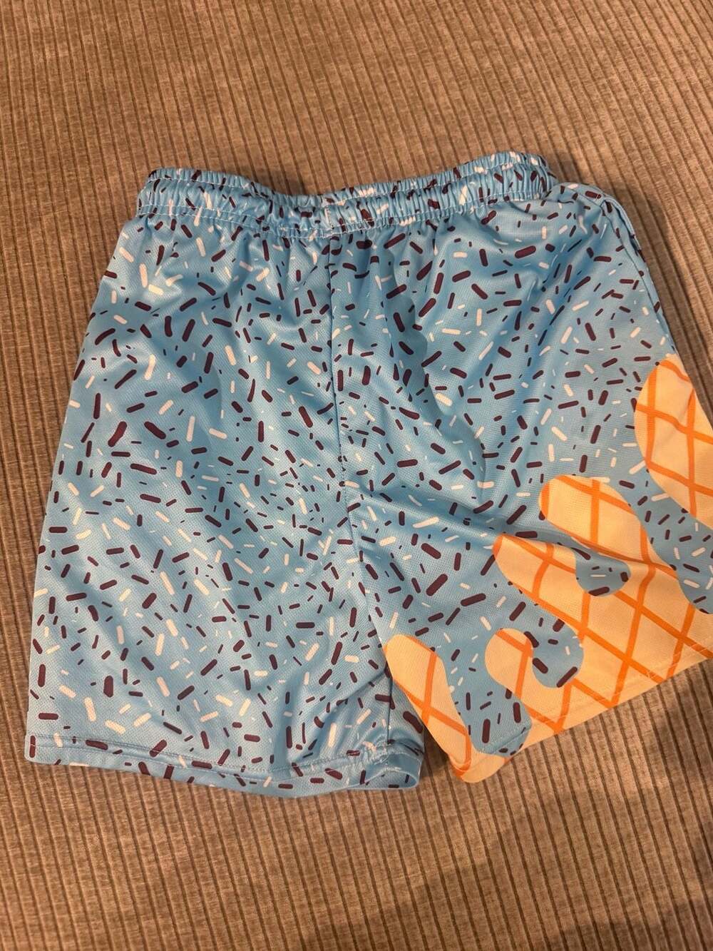 Baseball Lifestyle 101 Ice Cream Cotton Candy Mesh Athletic Shorts